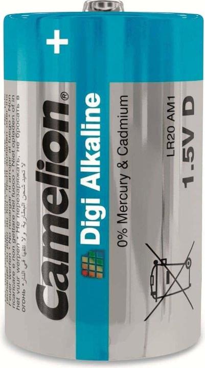 Actual product image Camelion Battery Digi Alkaline Mono D LR20 (2 pcs.) (2 pcs., D, 21000 mAh)