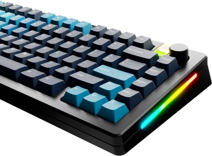 Produktbild Glorious GPBT Gradient Keycaps, ANSI Layout (US), PBT, Dye-Sub - Celestial Ice