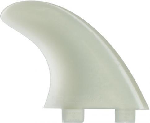 Actual product image FCS M3 Natural Glass Flex Tri Fin Set