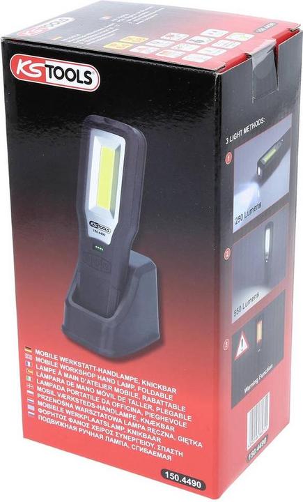 Image du produit KS Tools Lampe portative d'atelier mobile 550 lumens (550 lm)