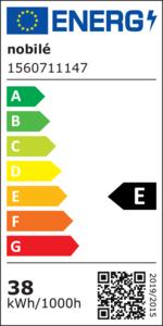 Energie-Label Nobile 1560711150 LED Panel R3S UGR<19 (4000 lm)