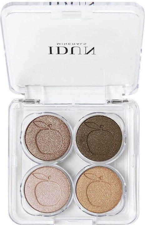 Produktbild IDUN Minerals Palette Eyeshadow Brunkulla (Braun, Gold, Pink)