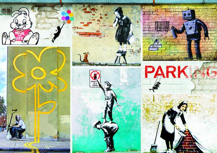 Actual product image Eurographics Banksy Art (1000 pieces)