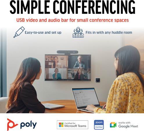Image du produit Poly Studio R30 USB Video Bar