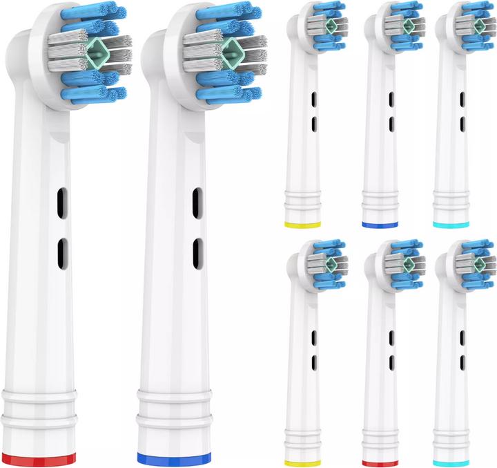 Produktbild Ora-Care Ersatzbürsten mit Polishing Cup kompatibel mit Oral-B 8er Pack (8 x)