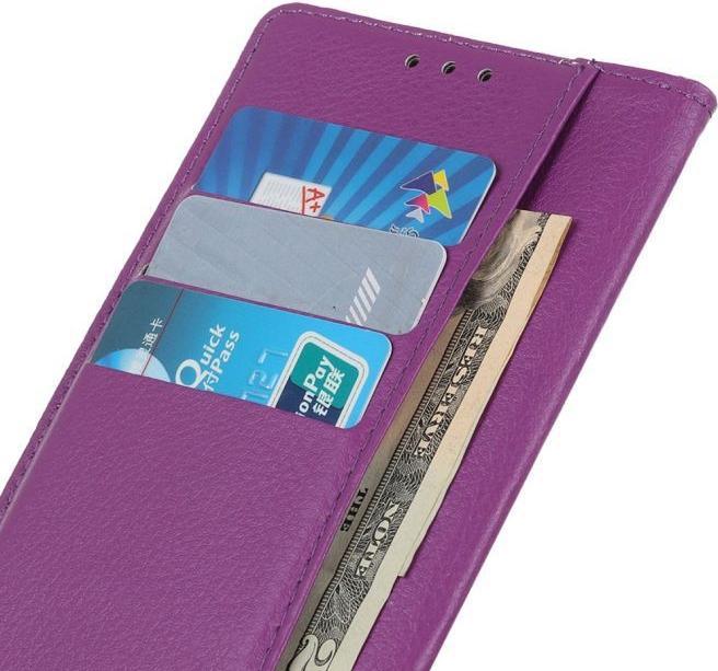 Actual product image MU Classic Litchi Leather Bookcover Series (Nokia XR21)