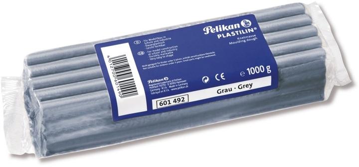 Produktbild Pelikan Plastilin Qualitäts-Knetmasse, grau speziell für Modellbau (Schule und Industrie)