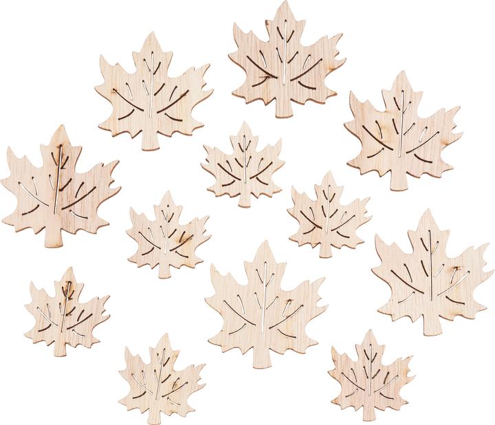 Actual product image VBS Scatter pieces "Maple leaves", 3-4.5 cm, 12 pieces