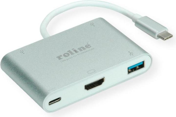 Produktbild Roline USB Typ C zu (USB-C, 4 Ports)