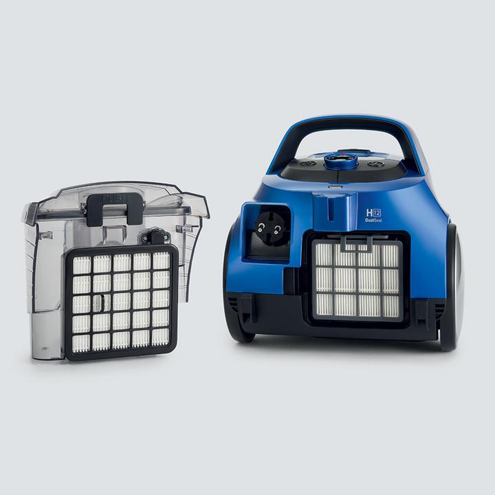 Actual product image Beko bagless vacuum cleaner VCO42702AD, 750W, 1.8 L, HEPA, 2in1 brush, Blue color