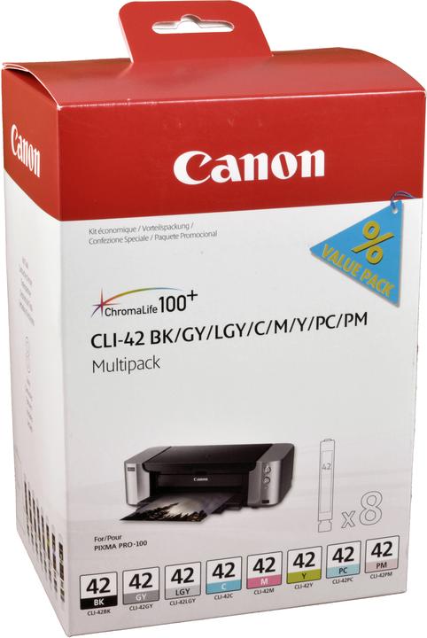 Produktbild Canon Cli-42 (M, BK, GY, LGY, C, Y, PC, PM)
