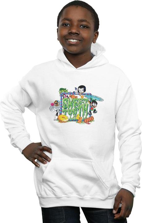 Immagine prodotto Teen Titans Go Sweet Tooth Felpa con Cappuccio Ragazzi (140, 146)