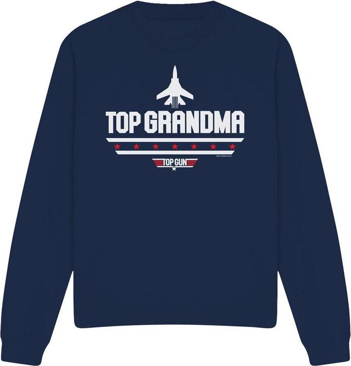 Top Gun Top Grandma Sweatshirt Muttertag