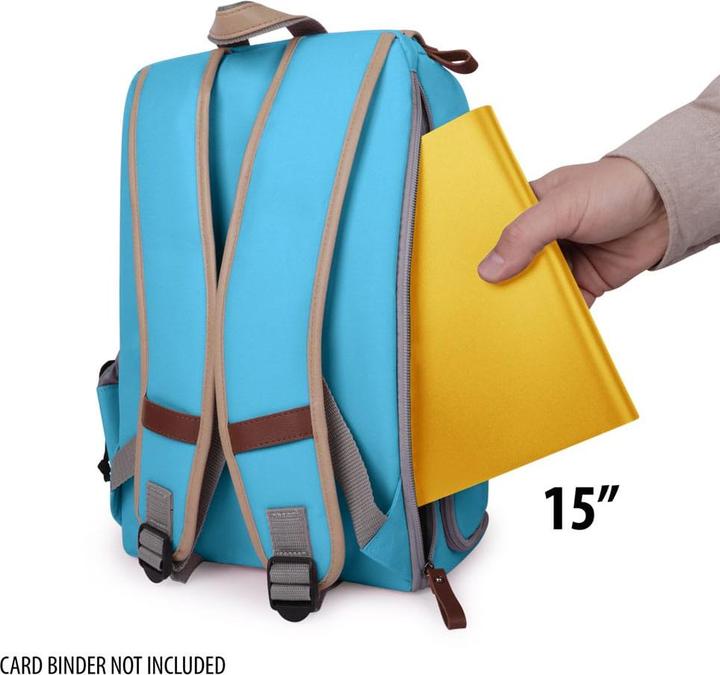 Actual product image Enhance TCG Series Trading Card Backpack Designer Edition Blue Mid-Size