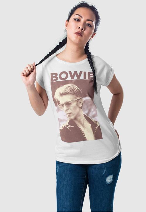 Actual product image Merchcode Ladies David Bowie Tee (S)
