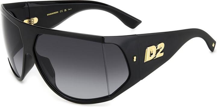 Actual product image Dsquared2 D2 0124/s Rectangular plastic men's sunglasses