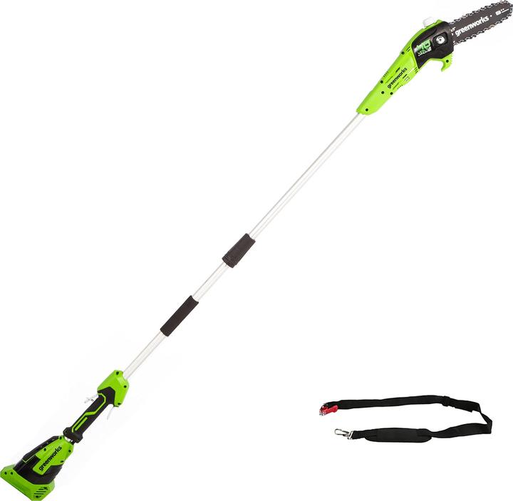 Produktbild Greenworks Akku-Hochentaster G40PSF (o. Akku) (Akku Kettensäge)