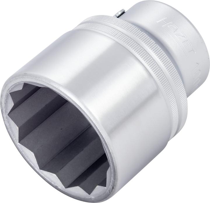 Actual product image HAZET Socket ∙ 12-point 1000Z-46 ∙ Square, hollow 20 mm (3/4 inch) ∙ Outside 12-point profile ∙ 46 … (46 mm)