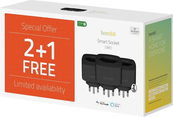 Immagine prodotto Hombli Smart Swiss Socket 2+1