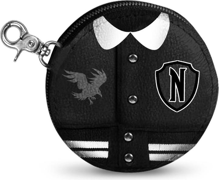 Produktbild Karactermania MERCREDI - Oxford Varsity - Porte-Monnaie Cookie Casual '8,7x2,3cm'