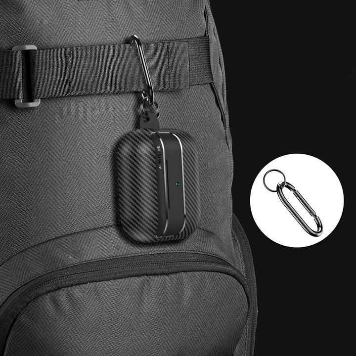 Immagine prodotto Cover-Discount Airpods Pro 2 - Custodia in silicone carbon look blu (Borsa per cuffie)