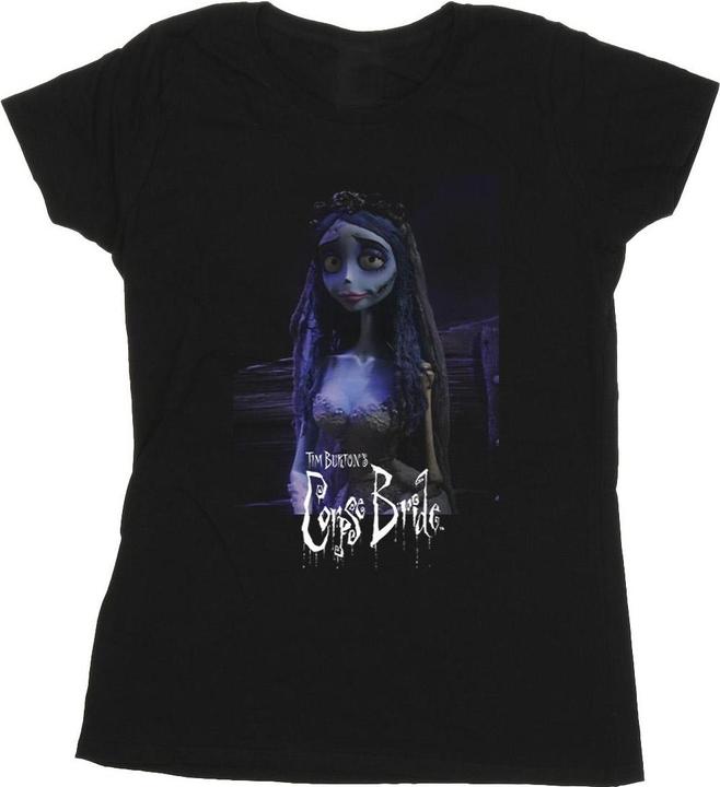 Actual product image Corpse Bride Womens/Ladies Emily Poster Cotton T-Shirt (M)