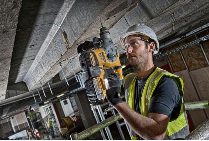 Actual product image DeWalt DCH 283 P2 Battery combi hammer 18V 2,8J SDS plus Brushless+ 2x battery 5,0Ah + charger + TSTAK (Rechargeable battery operated)