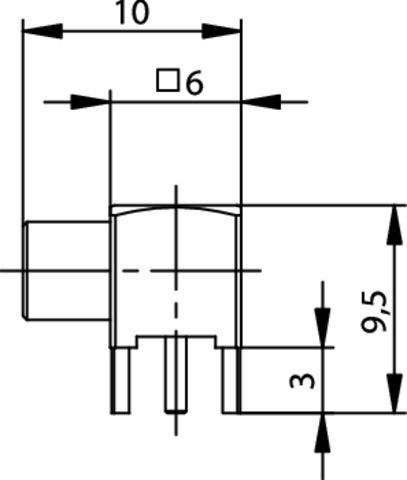 Immagine prodotto Telegärtner Presa connettore MCX, installazione verticale 50 Ohm J01271A0161 1 pz.
