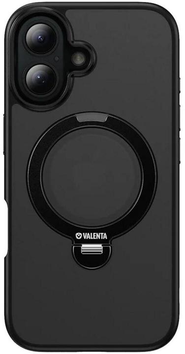 Valenta Back Cover Magsafe Frost Iphone 16 Schwarz, Grundfarbe (Apple iPhone 16)