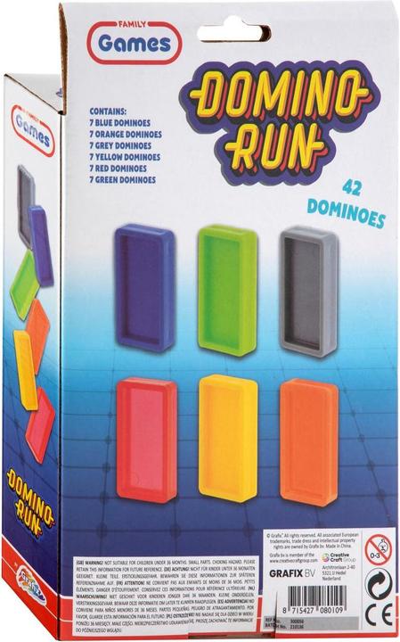 Actual product image Grafix Domino Run, 42dlg. (Multilingual)