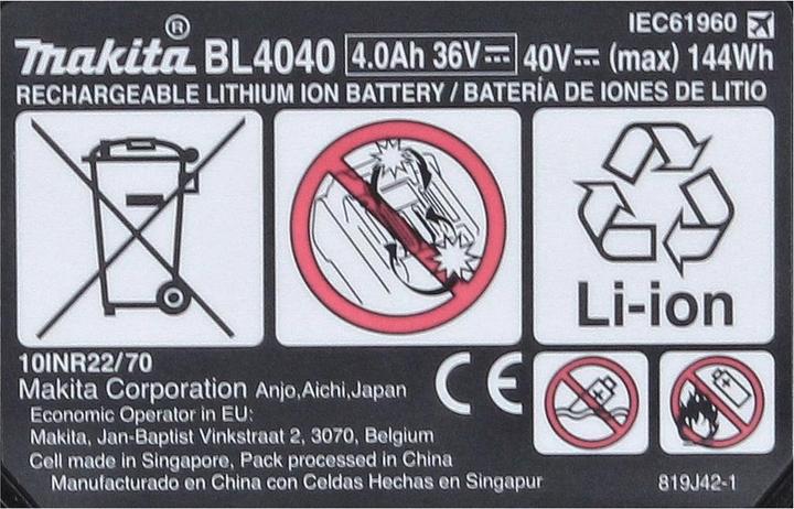 Produktbild Makita Power Source-Kit (40 V)