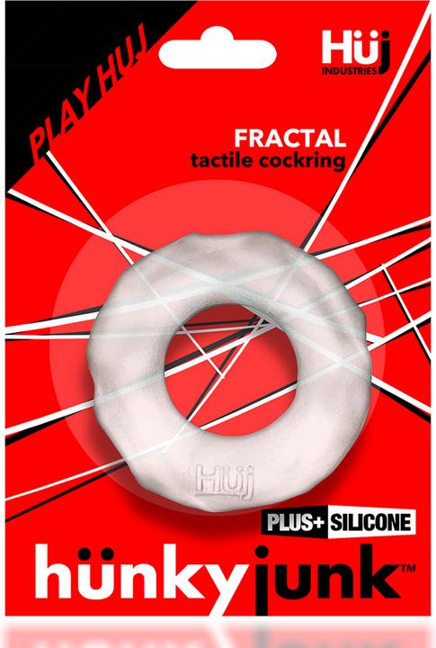 Produktbild Hünkyjunk Fractal - Tactile Cockring - Clear Ice (5 cm)