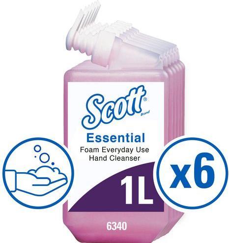 Produktbild Kimberly-Clark KLEENEX Luxuriöse Schaumseife (Handseife Nachfüllpackung, 1000 ml)