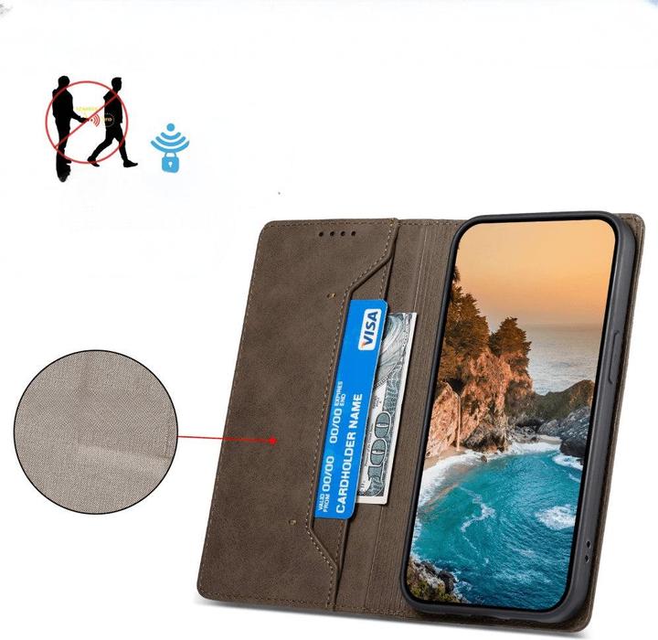 Produktbild Cover-Discount Hülle mit RFID Blocker violett (Samsung Galaxy S24)