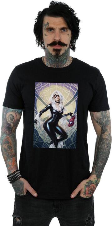 Immagine prodotto Black Cat Artwork Maglietta Uomo (3XL)