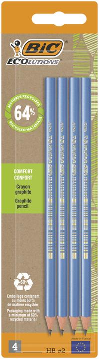 Actual product image Bic EVOLUTION TRIANGLE - Pencils (HB, 4 x)