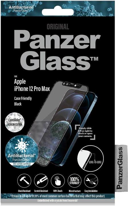 Actual product image PanzerGlass Case Friendly Swarovski (1 Piece, Apple iPhone 12 Pro Max)