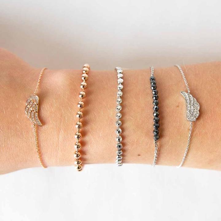 Produktbild Engelsrufer Armband Black Spinell (18 cm, Stein)