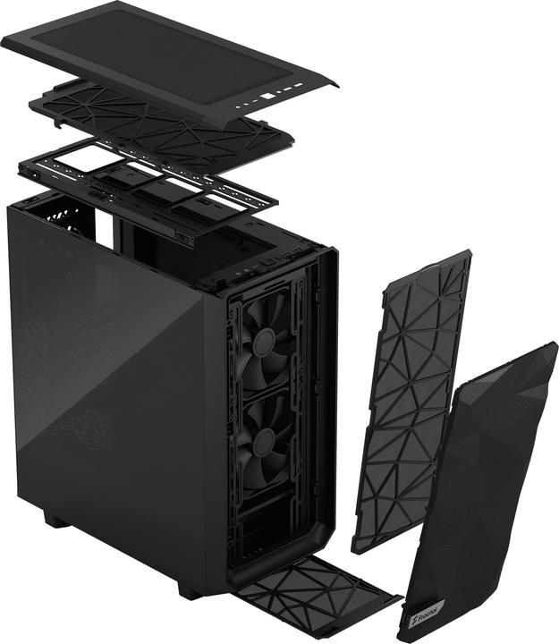 Immagine prodotto Fractal Meshify 2 Compact Black TG Dark (mATX, Mini-ITX, ATX)