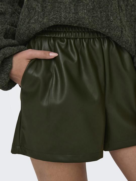 Produktbild JdY JDYALAIA Mittlere Taille Normal geschnitten Kunstledershorts Kunstledershorts (M)