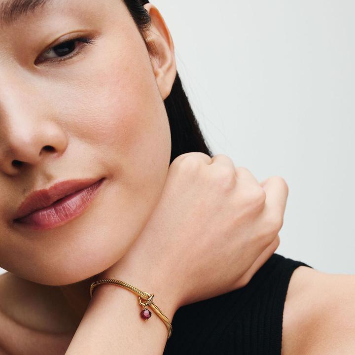 Produktbild Pandora Moments Geburtsstein Januar (Sterlingsilber, Metall vergoldet in 14K)