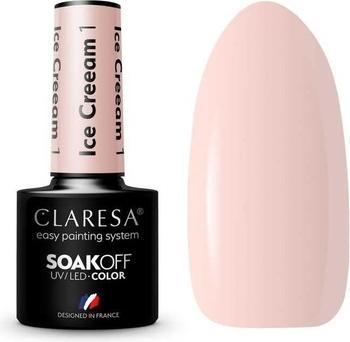 Produktbild Claresa Eiscreme UV-Nagellack 5ml (Beige, UV-Gel Lack)