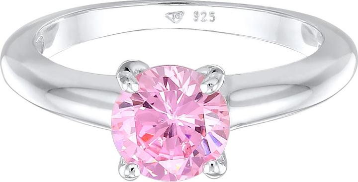 Produktbild Elli Ring Solitär Klassisch Zirkonia 925 Sterling Silber (54, 925 Silber)
