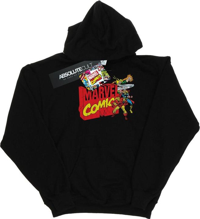 Actual product image Womens/Ladies Vintage Logo Blast Hoodie (M)