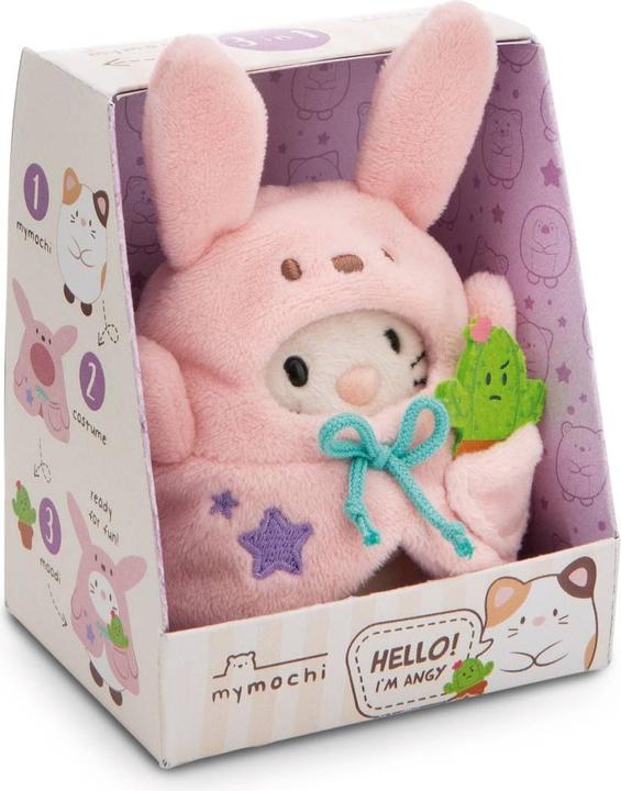 Actual product image NICI Mymochi Set - Angy cat with cactus (8 cm)