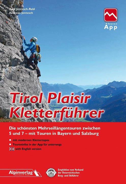 Actual product image Tirol Plaisir Kletterführer (German, Axel Jentzsch-Rabl, Andreas Jentzsch, 2020)