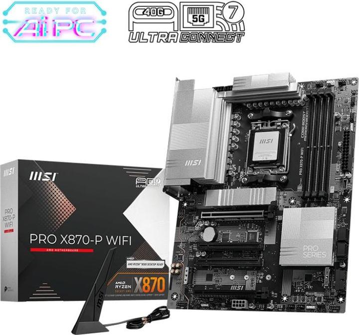 Actual product image MSI PRO X870-P WIFI (AM5, AMD X870, ATX)