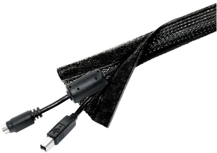 Produktbild PureMounts Universal Kabelschlauch, schwarz (Kabelschlauch, 180 cm)