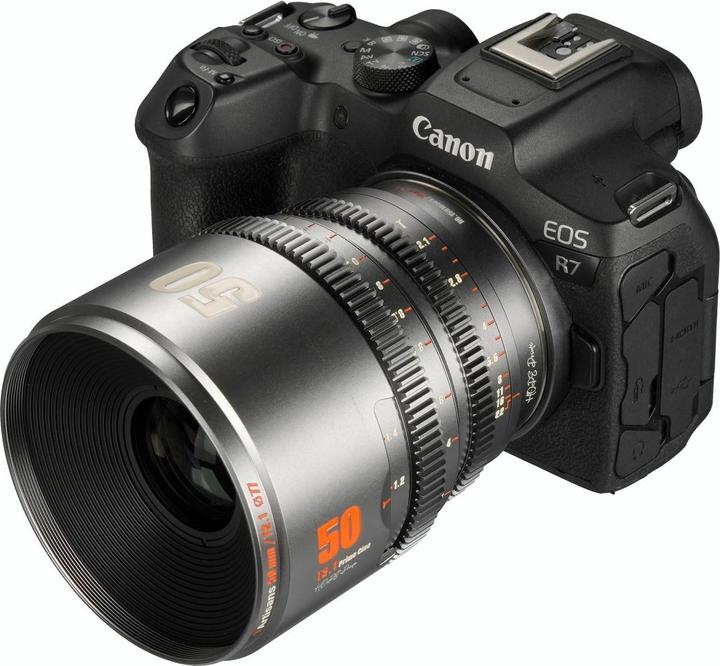 Actual product image 7artisans Fixed focal length 50mm T/2.1 - Canon RF, lens type: Standard (Canon RF)