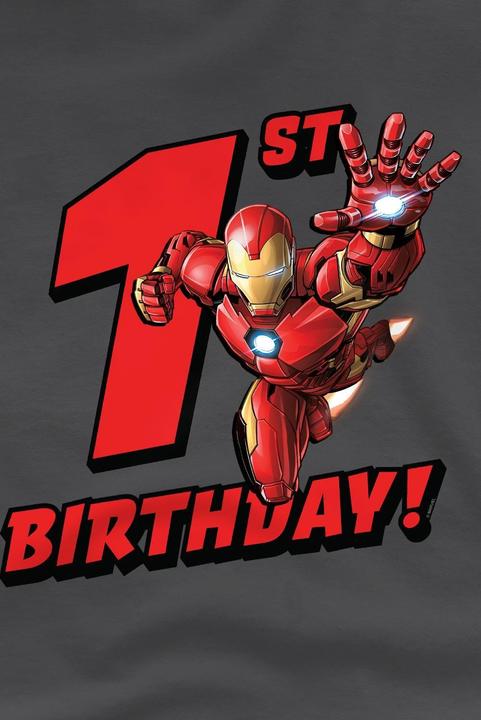 Produktbild Iron Man TShirt 1. Geburtstag (140)